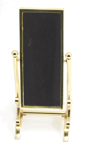 Gold Rectangular Floor Mirror